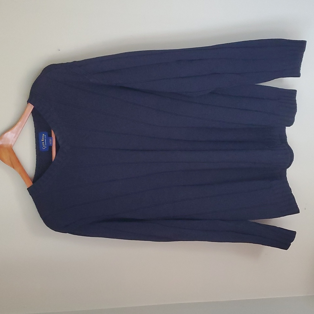 Club Room by Charter Club navy blue sweater
